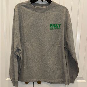 Joe Fresh Gray Shirt with Green Label‎